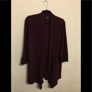 Maroon Cardigan (Size 2X)